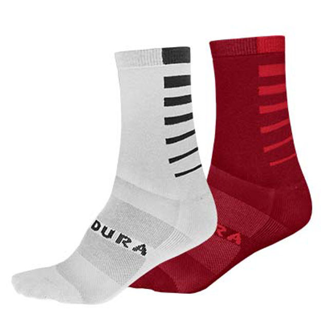 Picture of ENDURA COOLMAX® STRIPE SOCKS TWIN PACK